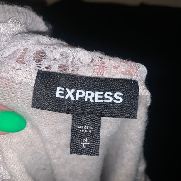 Express cream color sweater - Picture 3 of 3